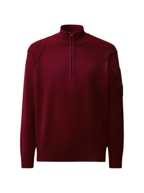 C.P. Company quarter-zip Lens-detail sweater