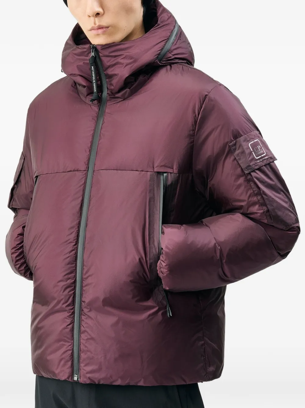 C.P. Company Metropolis Series MetroShield hooded down jacket - Violett
