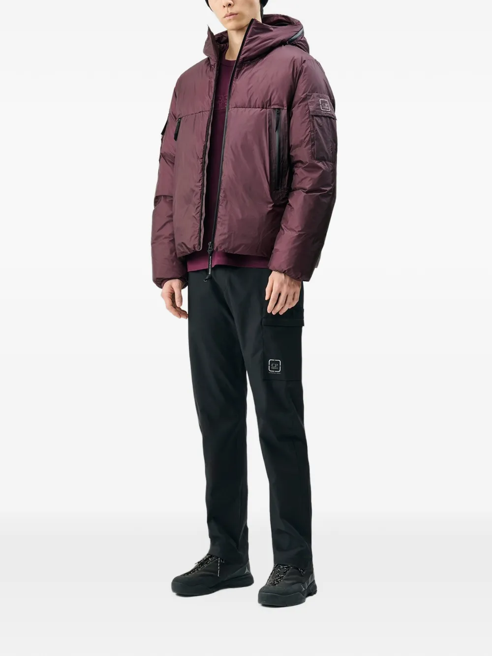 C.P. Company Metropolis Series MetroShield hooded down jacket Paars