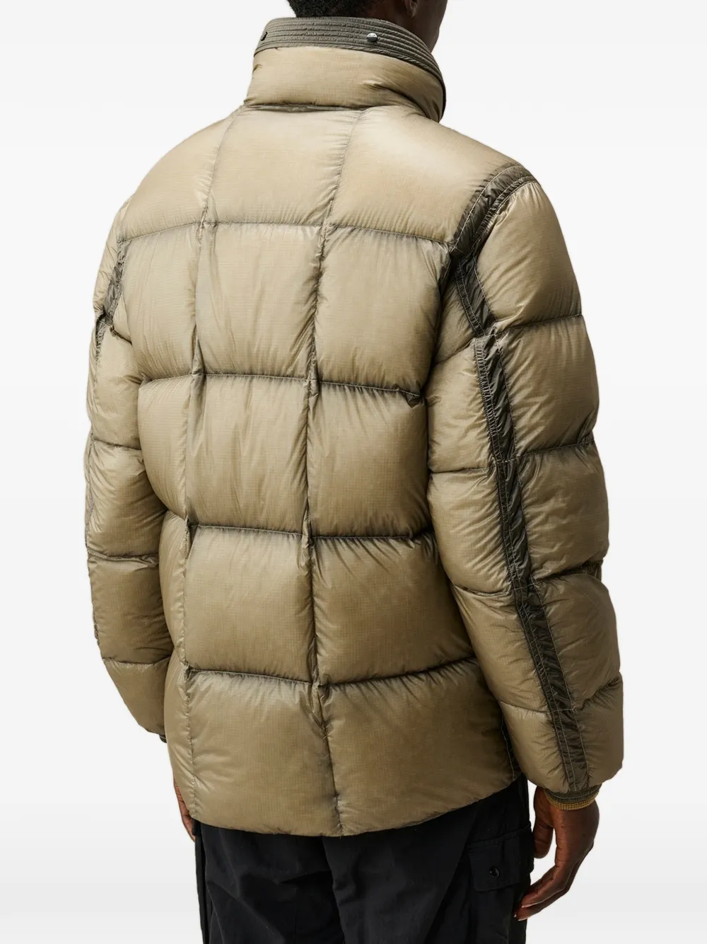 C.P. Company D.D. shell Lens hooded down jacket Groen
