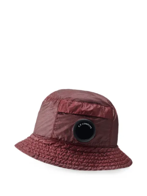C.P. Company gorro de pescador con detalle Lens