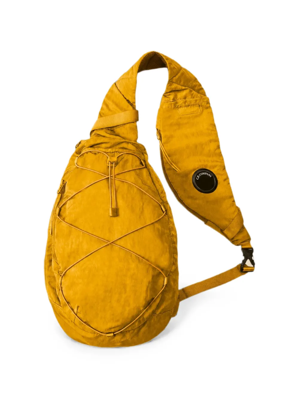 C.P. Company Nylon B Lens crossbodyrugzak Geel