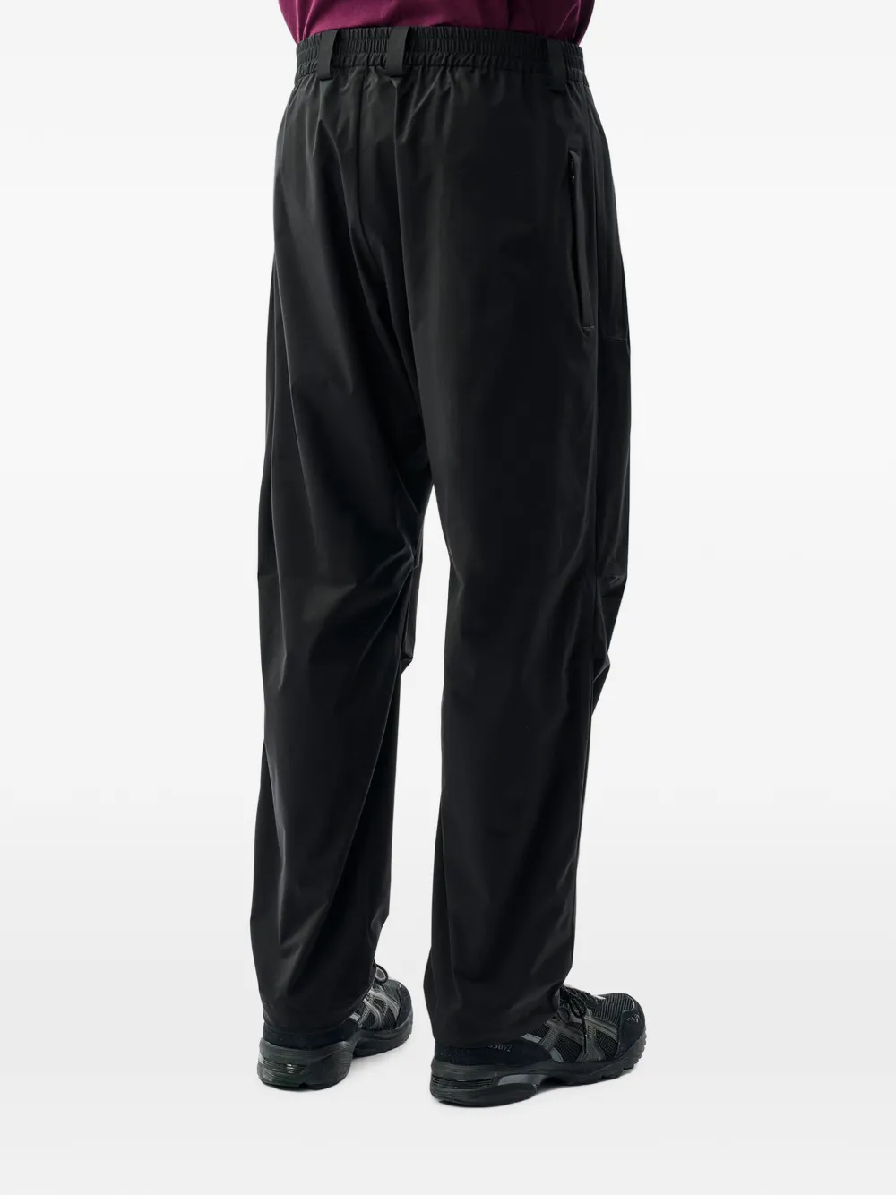 C.P. Company Metropolis Series broek met logo-patch Zwart