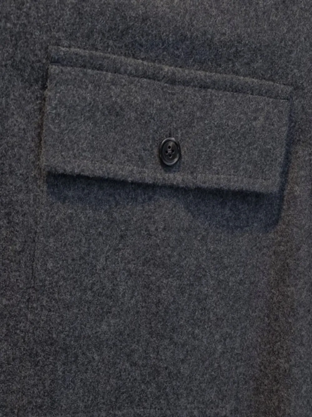 Jil Sander Button-up jack met borstzak Grijs