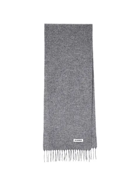 Jil Sander Schal mit Fransen