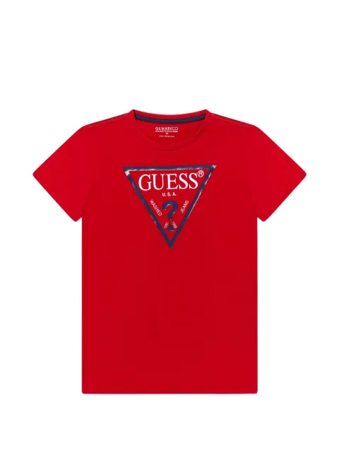 guess kids Triangle-logo T-shirt