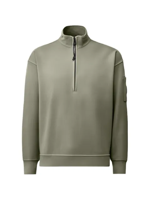 C.P. Company Lens-detail quarter-zip sweatshirt