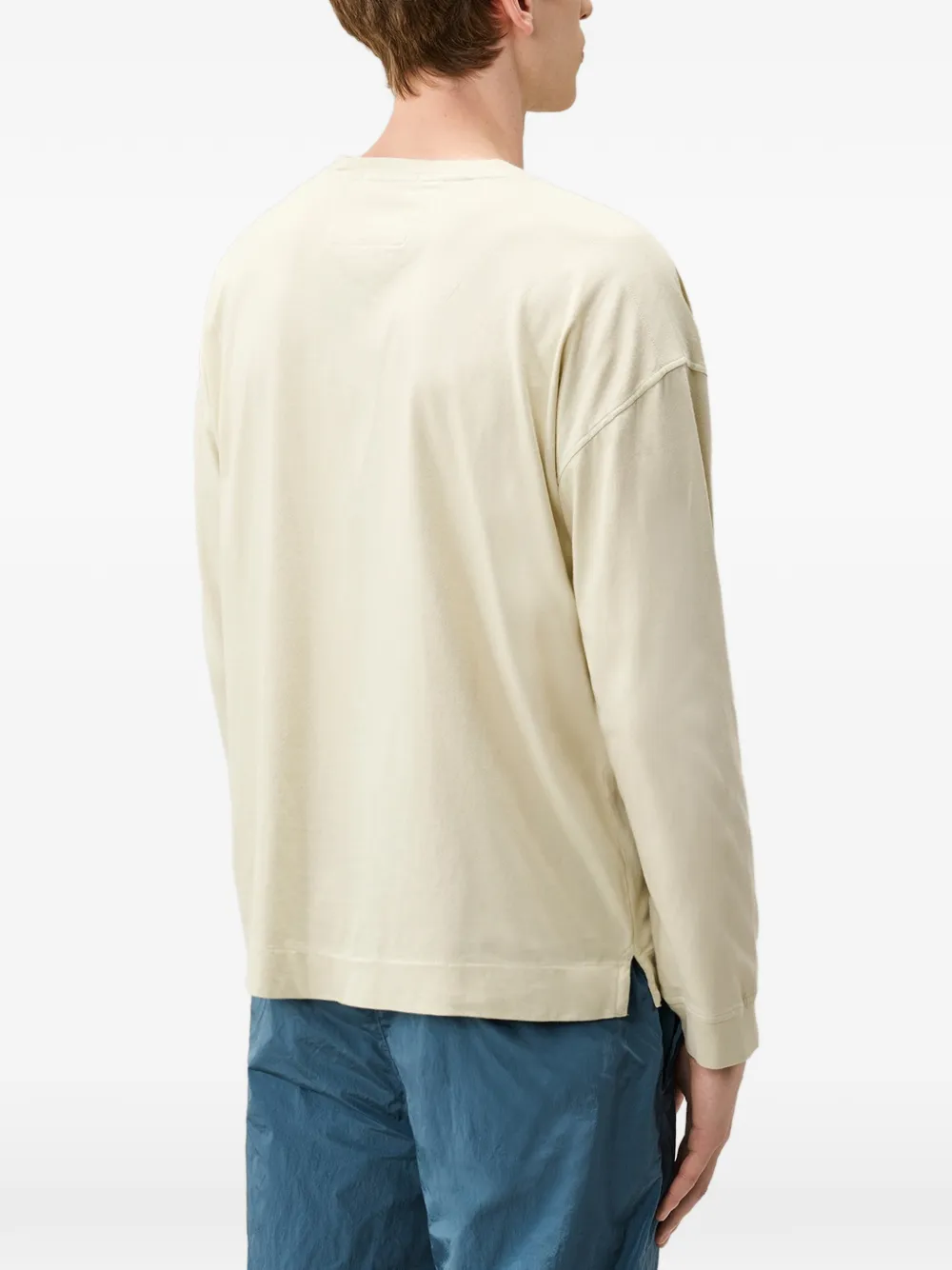 C.P. Company Sweater met geborduurd logo Beige