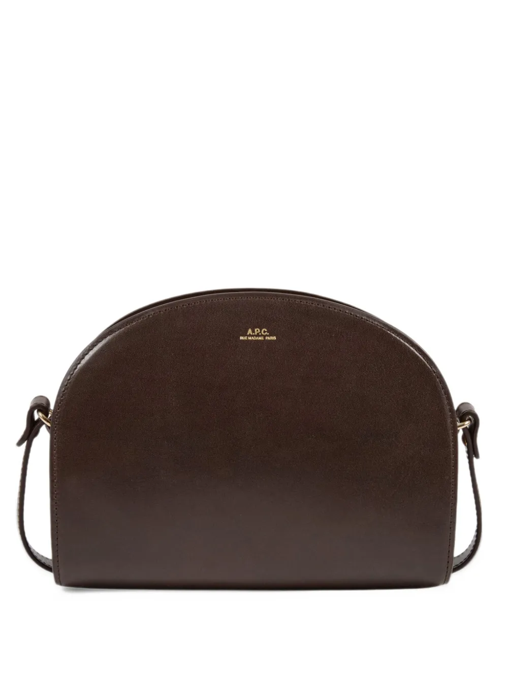 A.P.C. Demi Lune cross body bag - Marrone