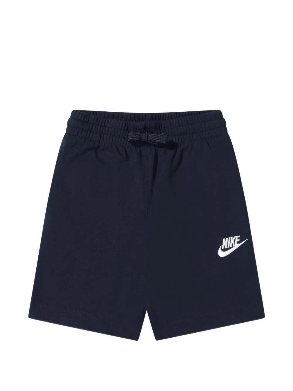 Nike Kids logo-embroidered drawstring track shorts - Blu