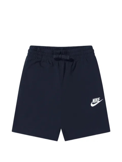 Nike Kids logo-embroidered drawstring track shorts