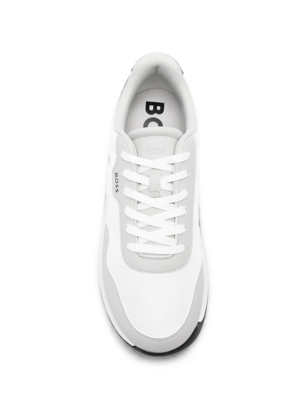 BOSS logo-print sneakers Wit