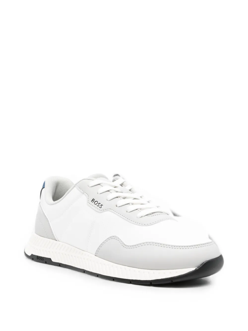 BOSS logo-print sneakers Wit