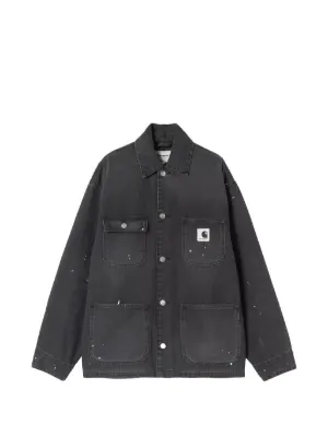 Carhartt WIP Shepton OG Michigan shearling-collar Coat | Black