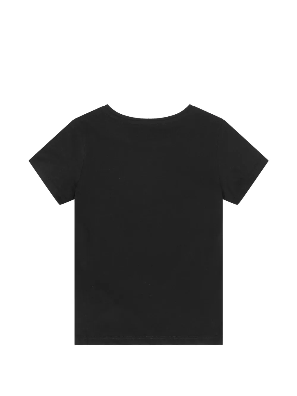 guess kids T-shirt met logoprint Zwart