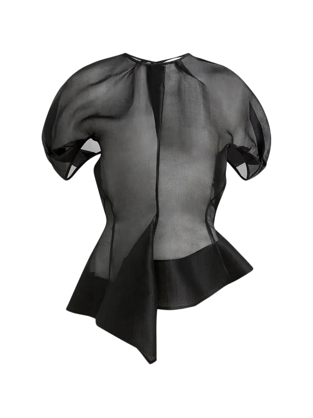 KHAITE Top drappeggiato Rumi - Nero