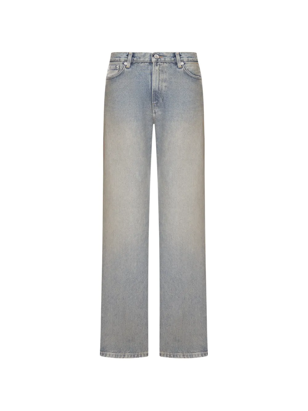 Haikure washed straight-leg jeans - Blu