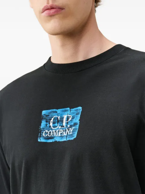 C.P. Company 30/1 jersey short sleeve graphics T-shirt