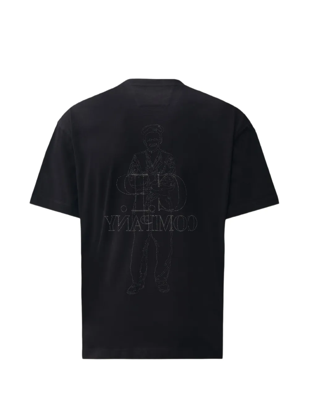 C.P. Company T-shirt met geborduurd logo Zwart