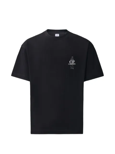 C.P. Company logo-embroidered T-shirt