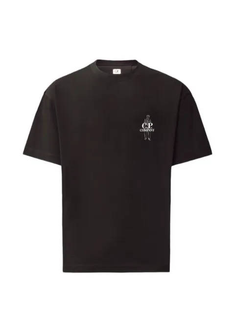 C.P. Company logo-embroidered T-shirt