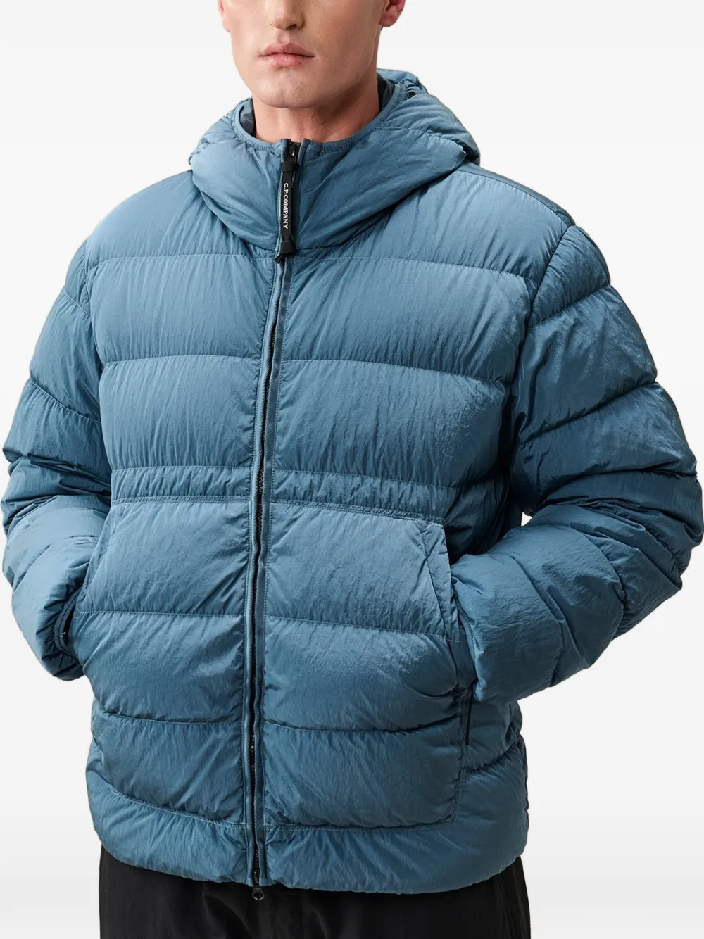 C.P. Company Chrome-R Goggle down jacket - Blau