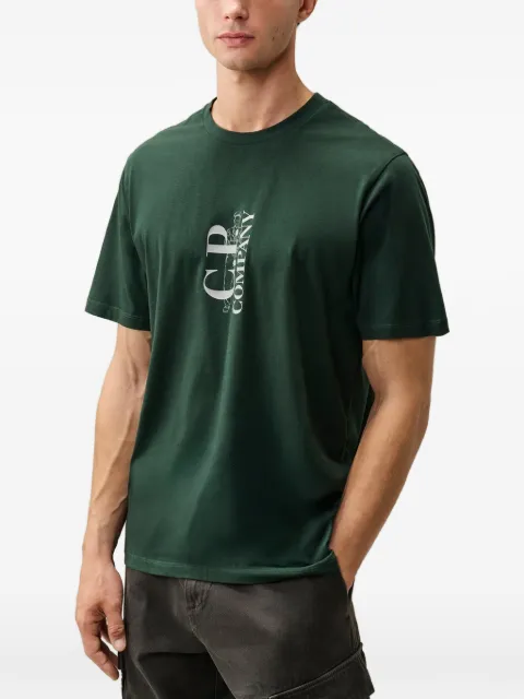 C.P. Company playera 30/1 manga corta con logo vertical