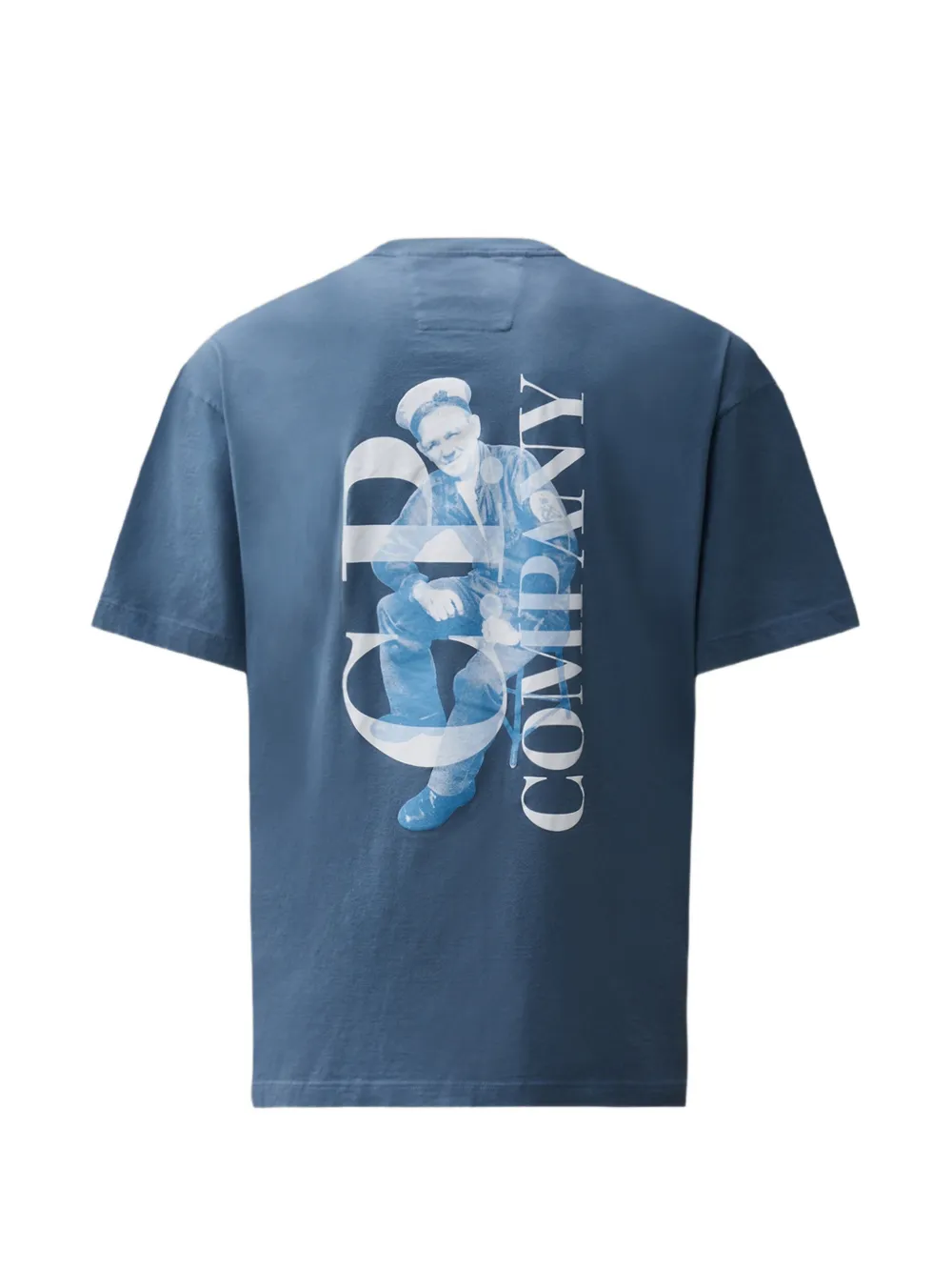 C.P. Company T-shirt met logoprint Blauw