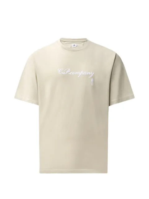 C.P. Company 30/1 jersey short sleeve logo T-shirt