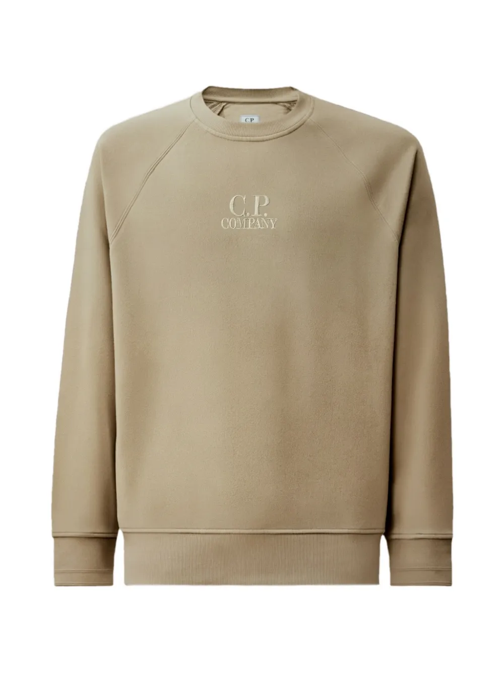 C.P. Company logo-embroidered raglan-sleeve sweatshirt