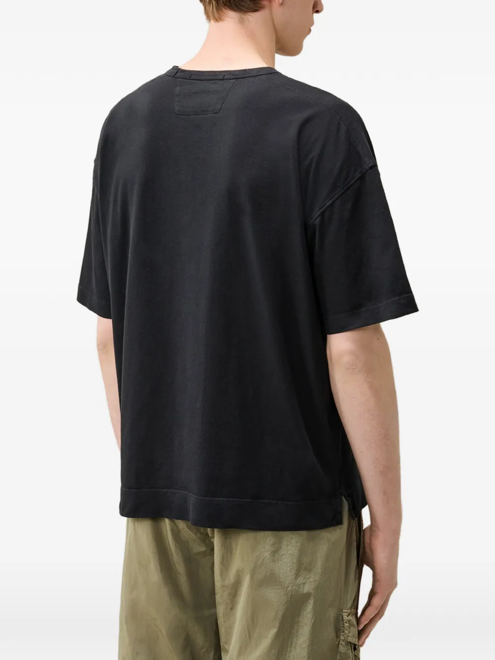 C.P. Company T-shirt met geborduurd logo Zwart
