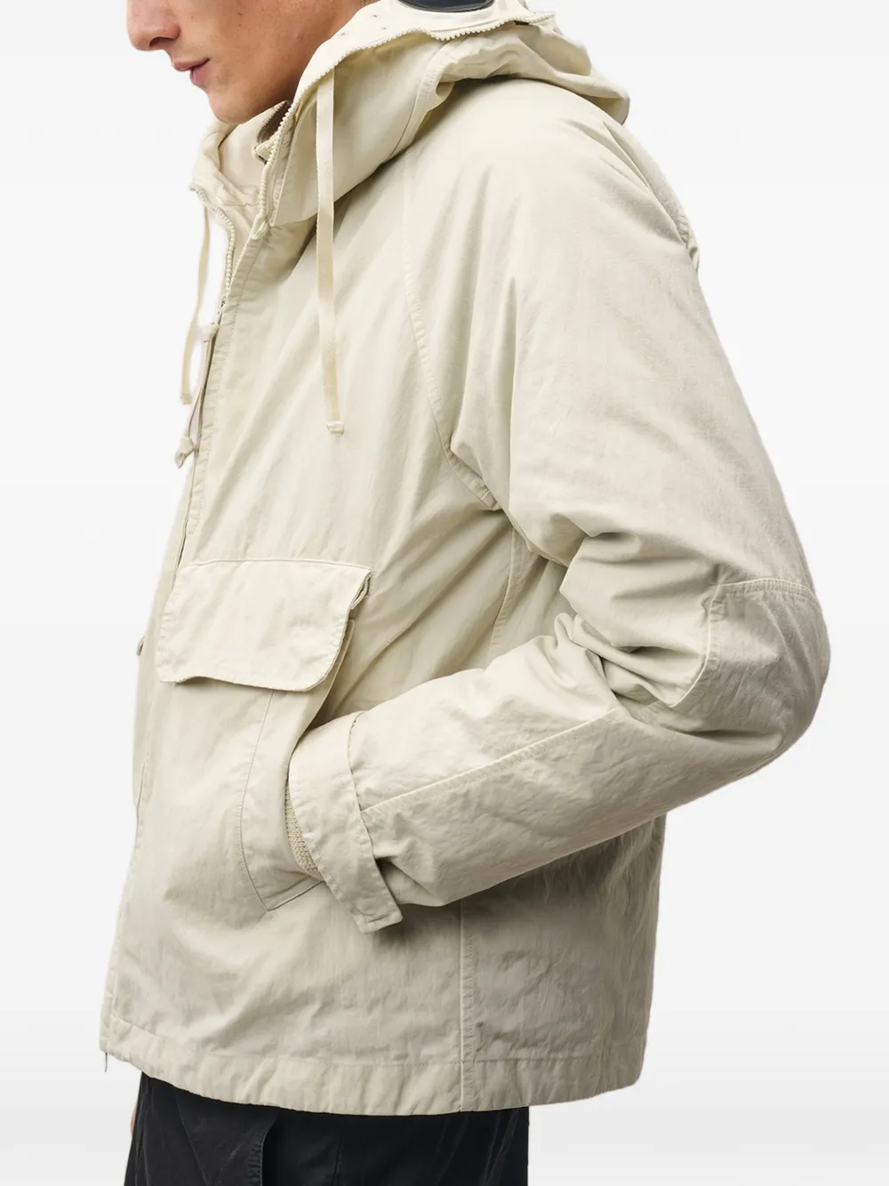 C.P. Company Jack met capuchon Beige