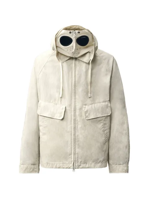 C.P. Company Goggle-detail hooded jacket