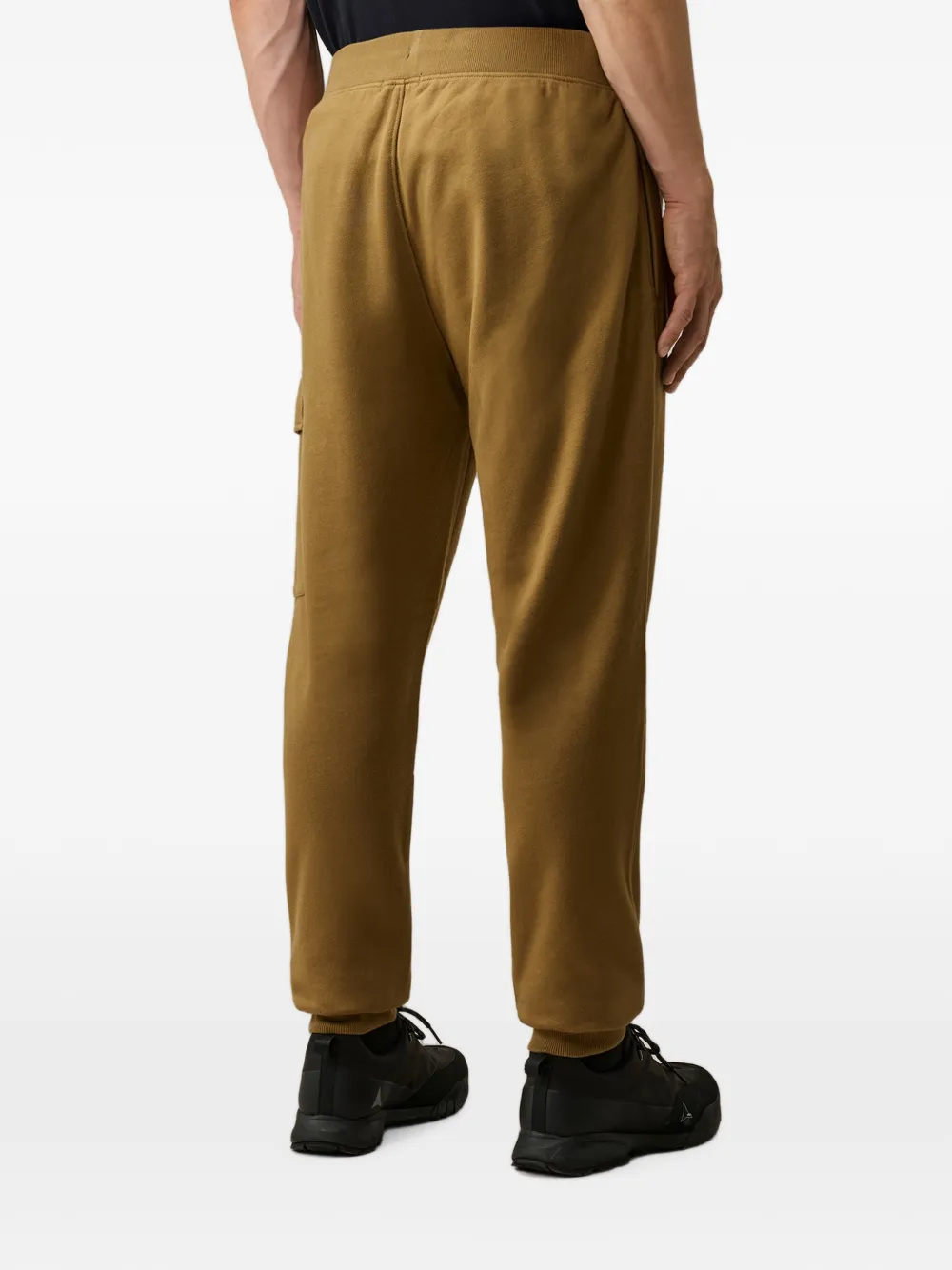 C.P. Company Diagonal Raised Fleece Lens cargo trainingsbroek Beige