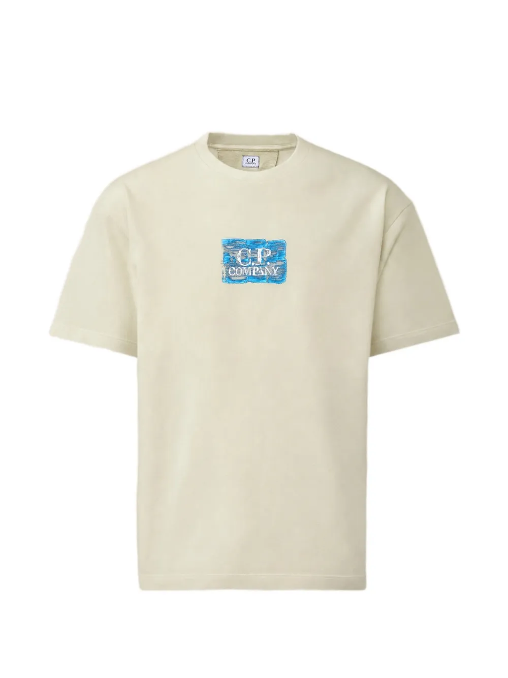 C.P. Company logo-print cotton T-shirt - Nude