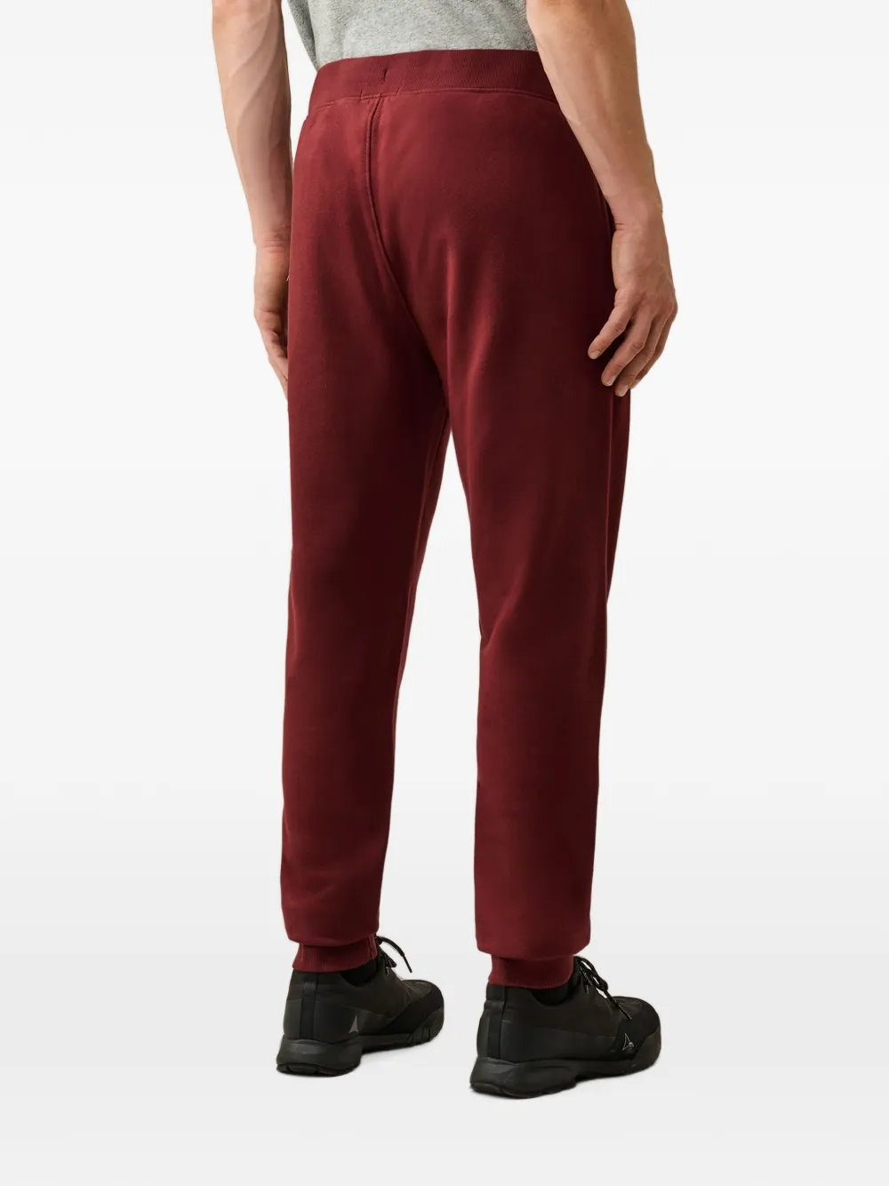 C.P. Company Diagonal Raised Fleece Lens trainingsbroek Rood