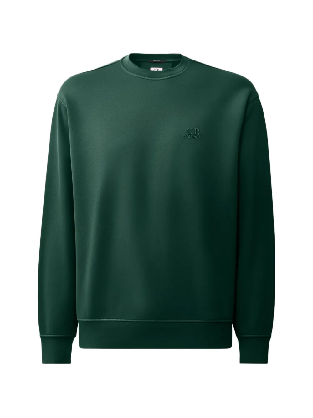 C.P. Company logo-embroidered sweatshirt - Verde