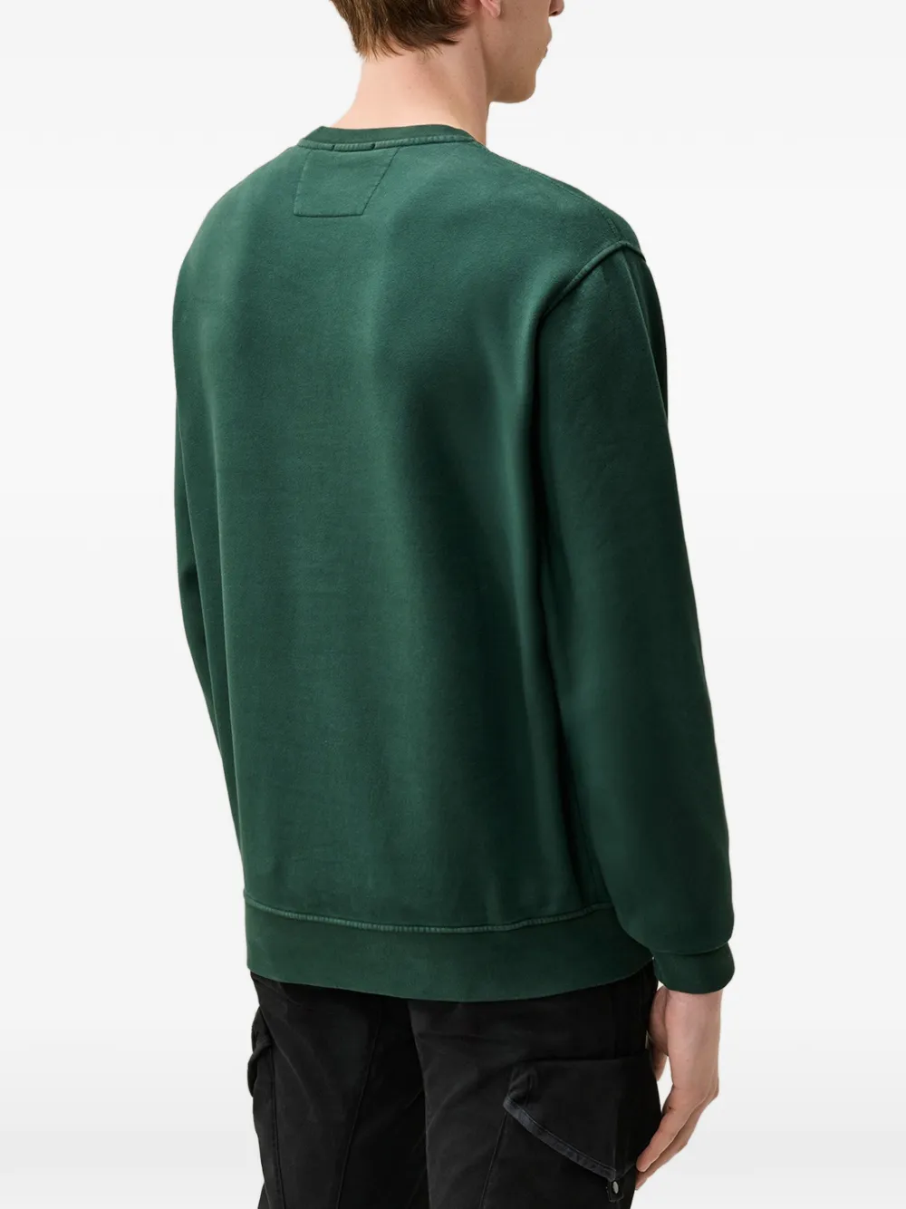 C.P. Company Sweater met geborduurd logo Groen