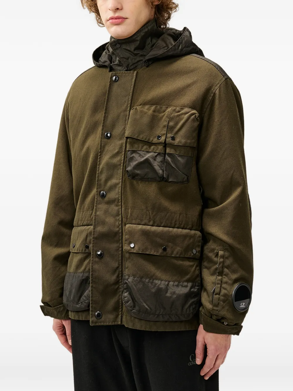 C.P. Company Jack met capuchon Groen