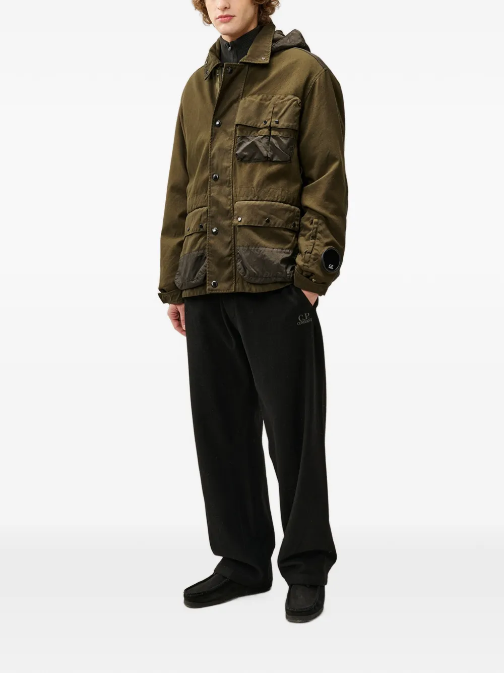 C.P. Company Jack met capuchon Groen