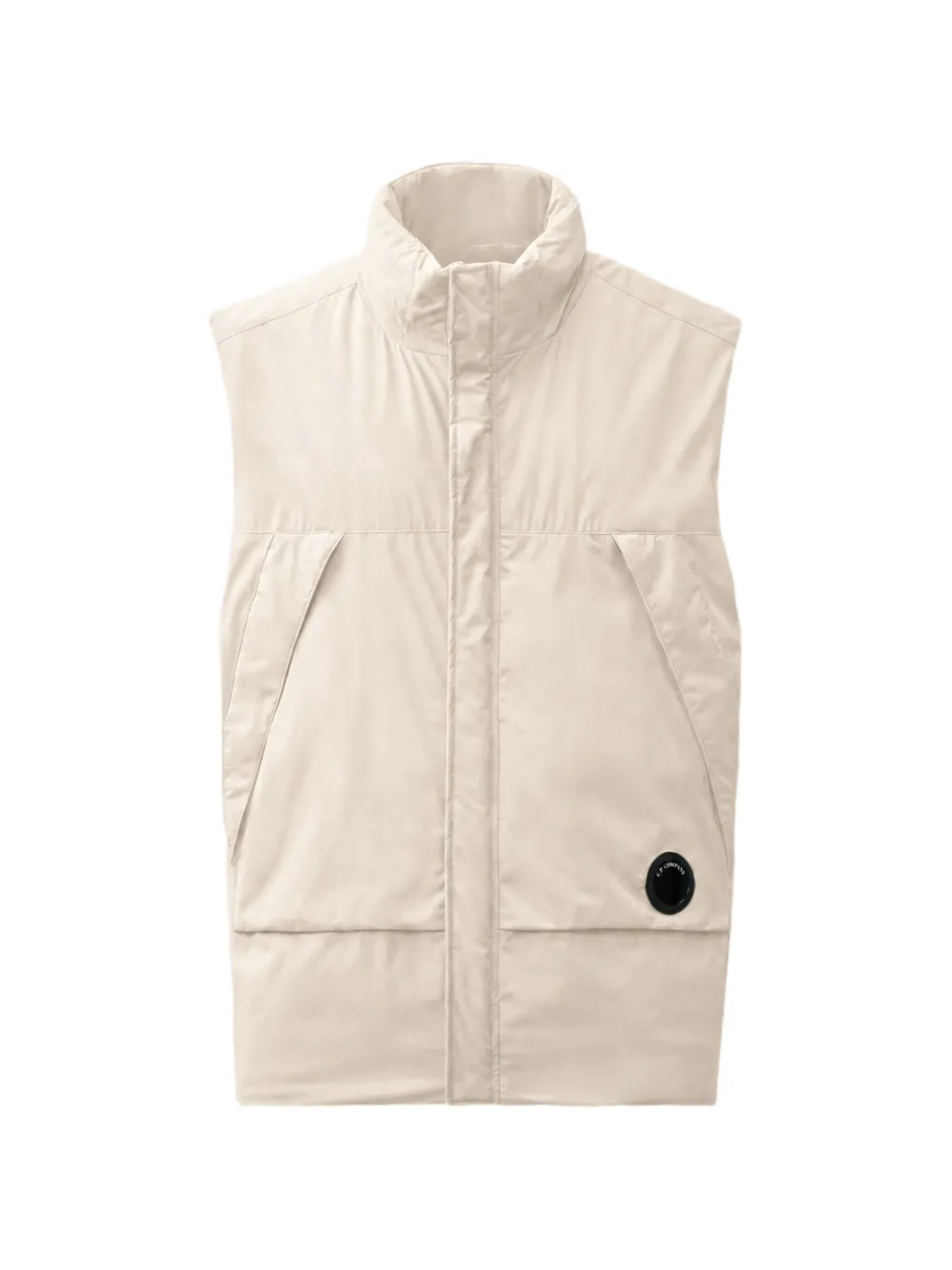 C.P. Company Pro-Tek PrimaLoft® silver hooded gilet - Nude