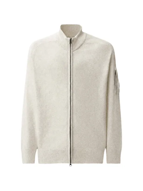C.P. Company lambswool Lens zipped sweater