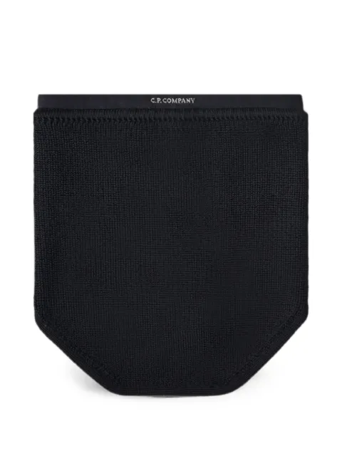 C.P. Company logo-print knitted neck warmer