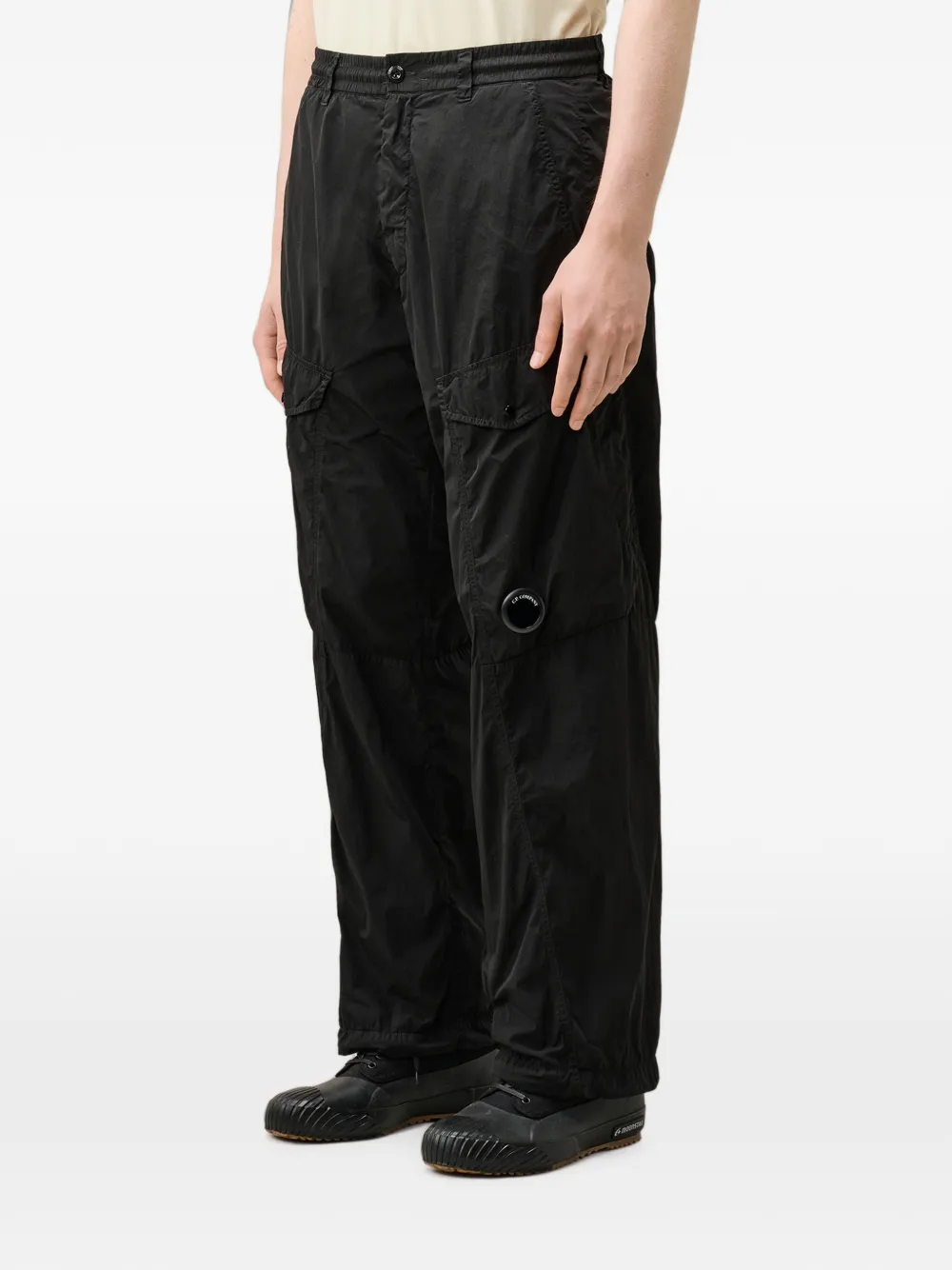 C.P. Company Chrome-R cargo broek met naadloze zijkant Zwart