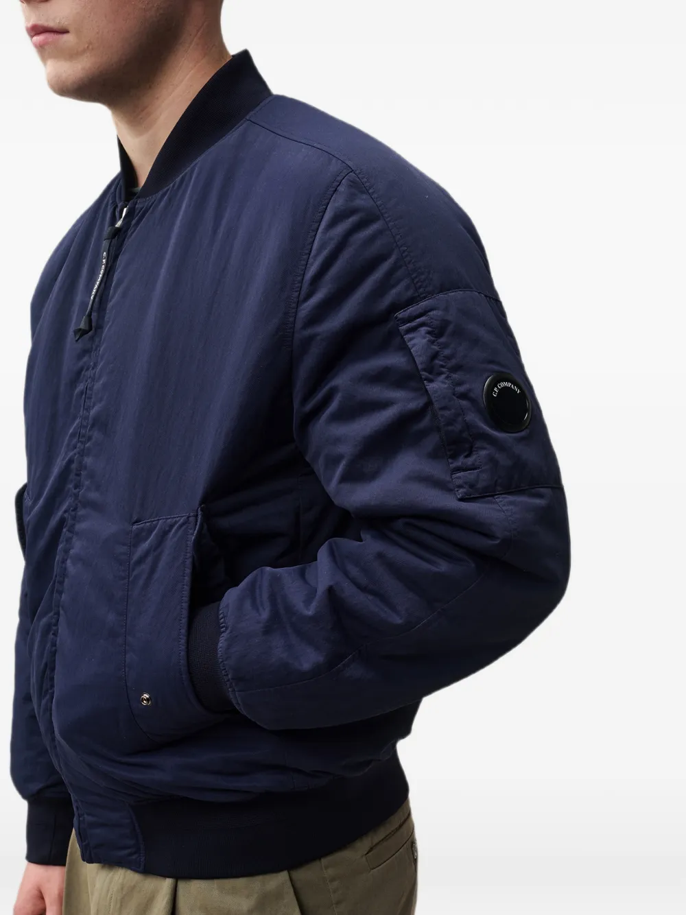 C.P. Company Bomberjack met rits Blauw