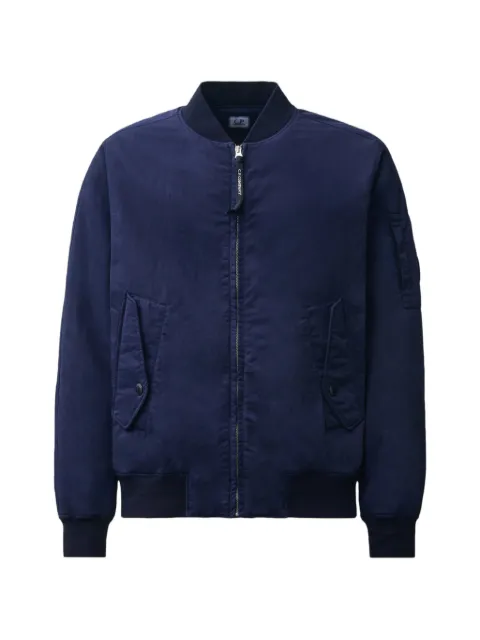 C.P. Company Lens-detail zip-up bomber jacket