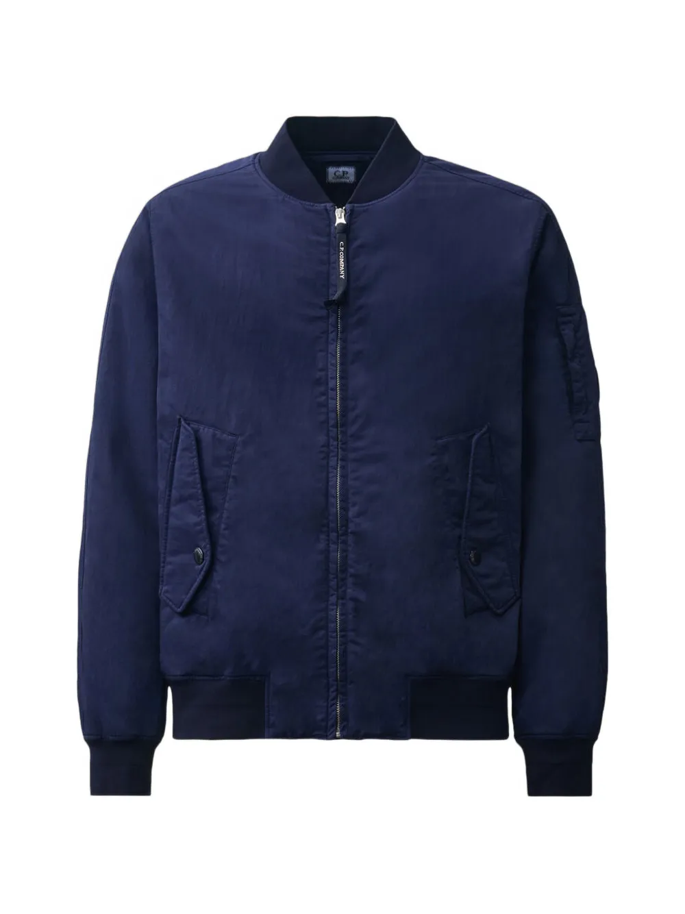 C.P. Company Lens-detail zip-up bomber jacket - Blue