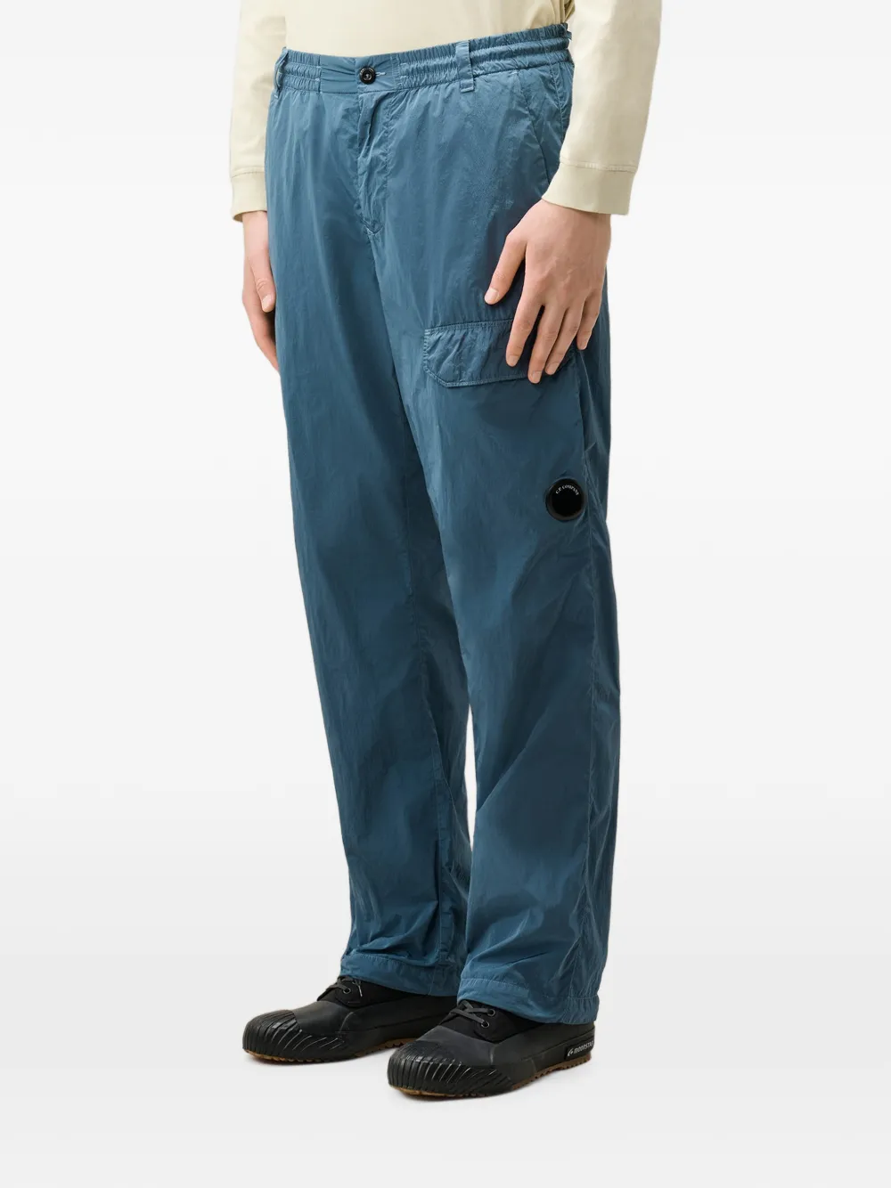 C.P. Company Cargo broek met Lens-detail Blauw