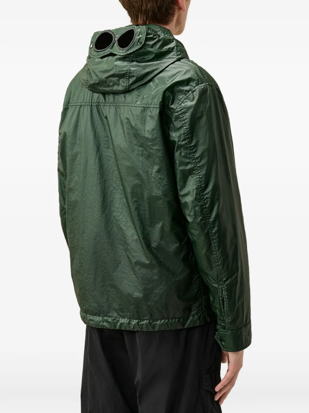 C.P. Company Jack met geborduurd logo en Goggle-detail Groen