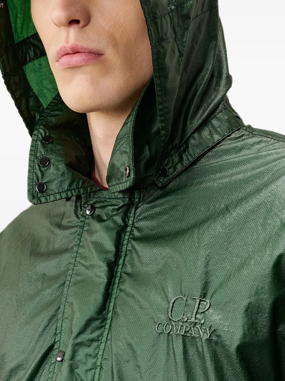 C.P. Company Jack met geborduurd logo en Goggle-detail Groen